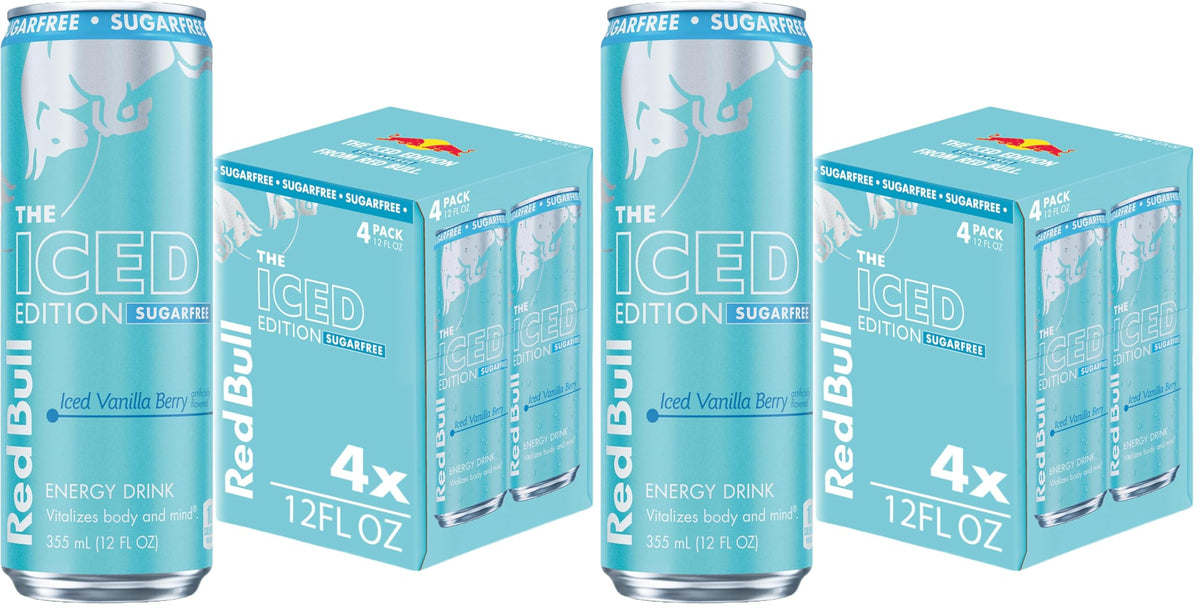 Red Bull Sugarfree Energy Drink, Iced Vanilla Berry, Iced Edition